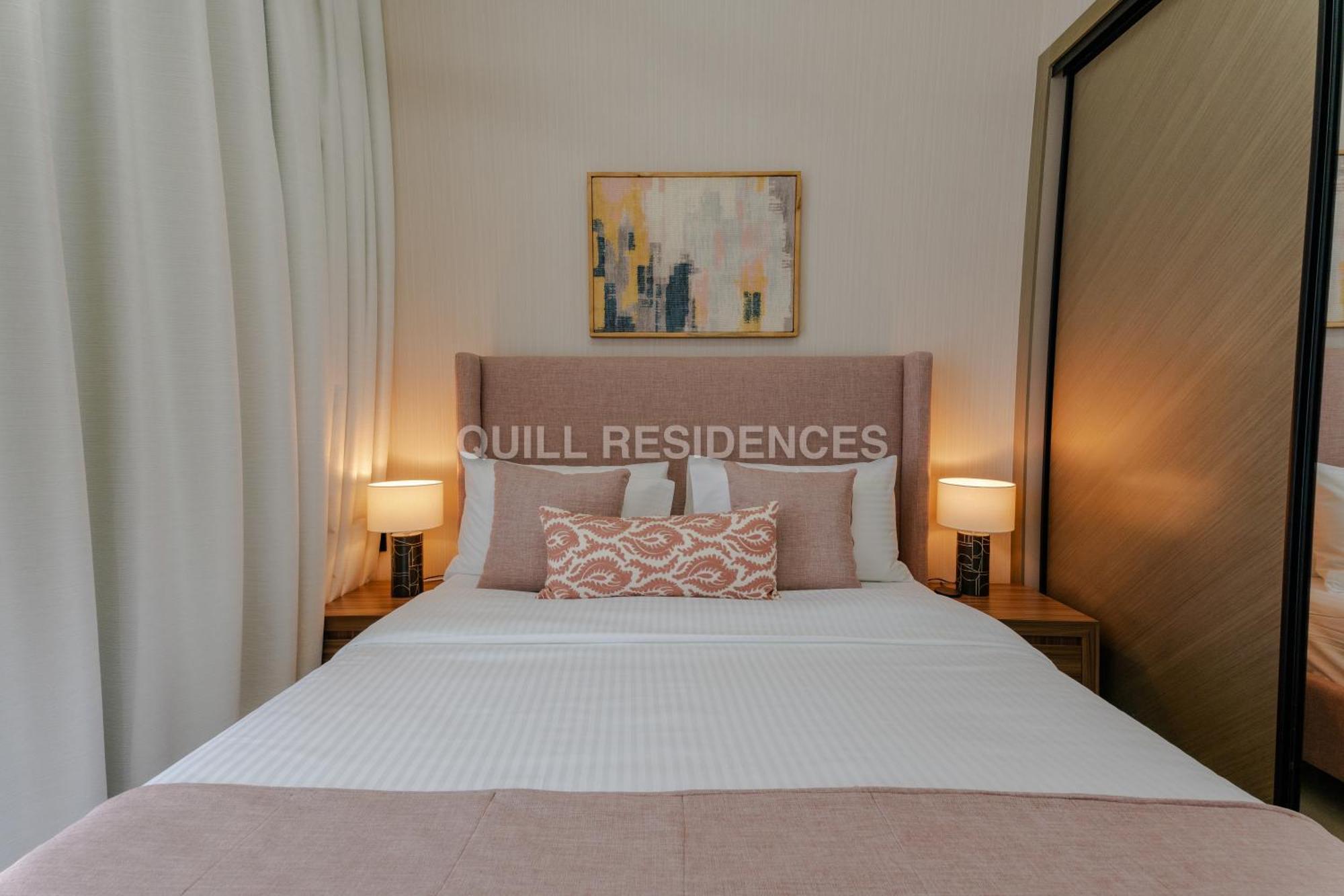 Quill Residence At Binghatti Canal 1 Bedroom Canal View Dubai Bagian luar foto