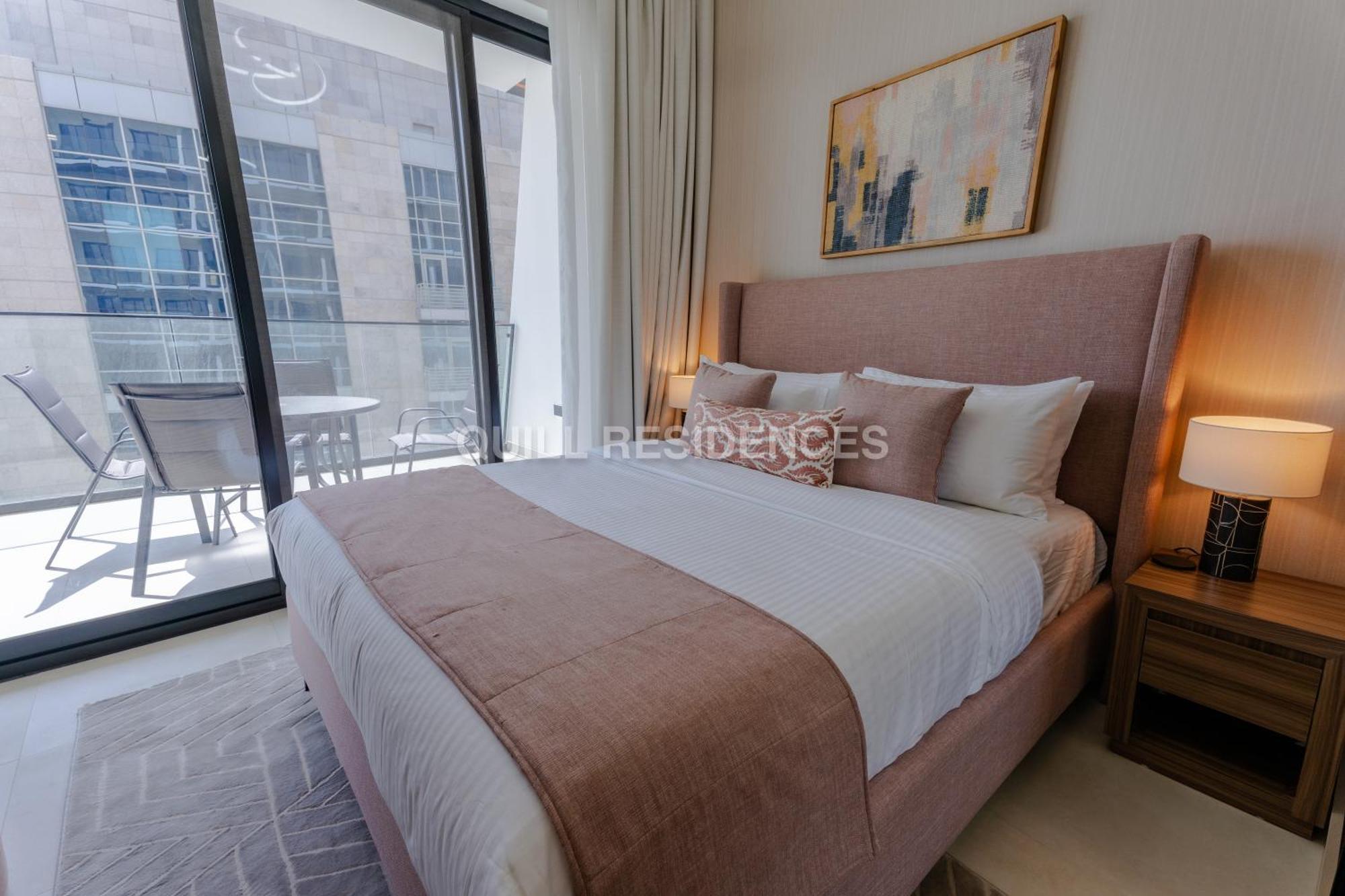 Quill Residence At Binghatti Canal 1 Bedroom Canal View Dubai Bagian luar foto