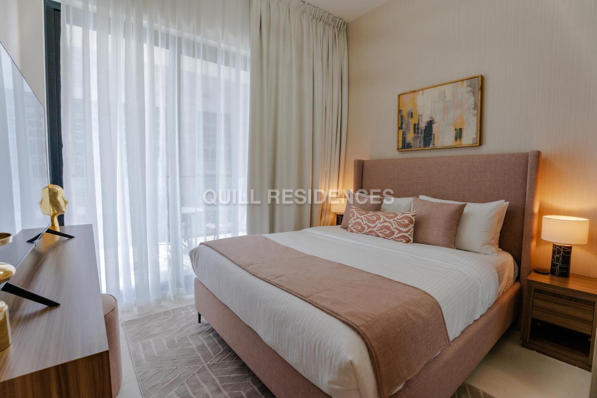 Quill Residence At Binghatti Canal 1 Bedroom Canal View Dubai Bagian luar foto